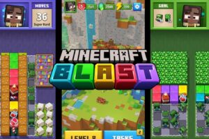 Minecraft Blast arrive sur mobile, Mojang et King préparent un nouveau puzzle-game inspiré de Minecraft minecraft-blast