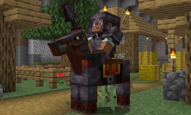 Minecraft teste l’armure en Netherite pour chevaux