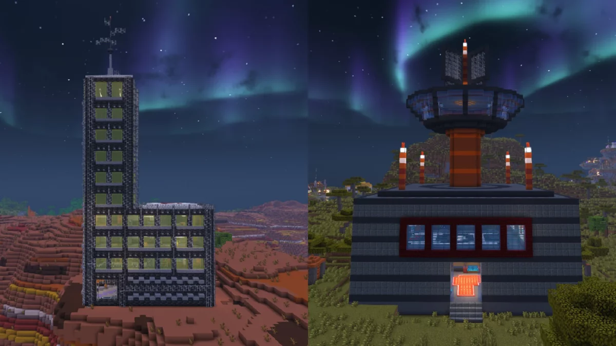 Bases secrètes de la Team Rocket intégrées au mod Minecraft COBBLEVERSE avec bâtiments cachés et zones d’infiltration