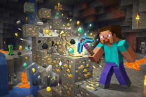 Veinminer rend possible le minage de filons de minerais entiers d’un seul clic dans Minecraft veinminer-permet-de-miner-des-filons-de-minerais-entiers-dun-seul-geste-dans-minecraft