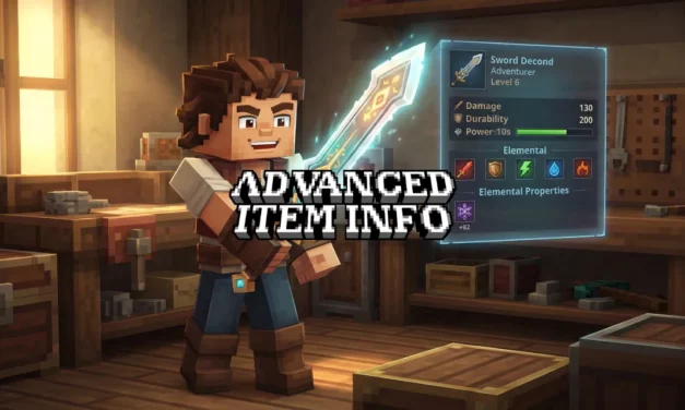 Advanced Item Info est un mod qui affiche les informations détaillées des objets dans Hytale