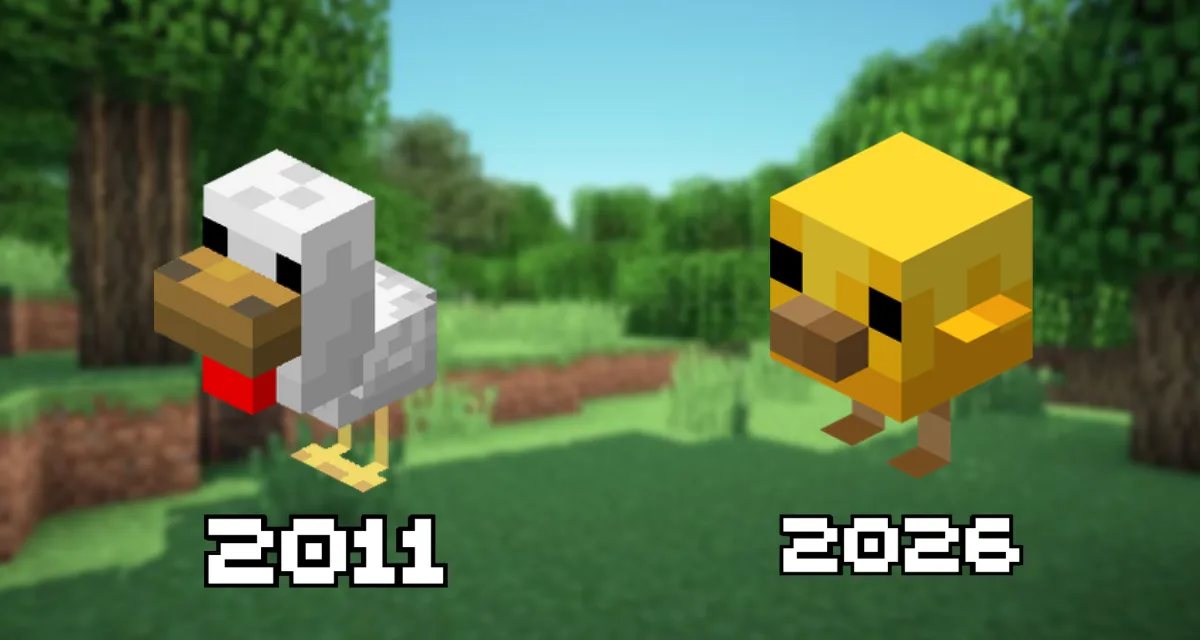 Illustration de la mise à jour adorable de Minecraft