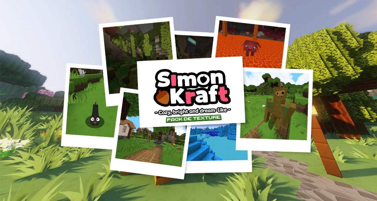 SimonKraft : un pack de textures Minecraft doux et lumineux inspiré des films d’animation