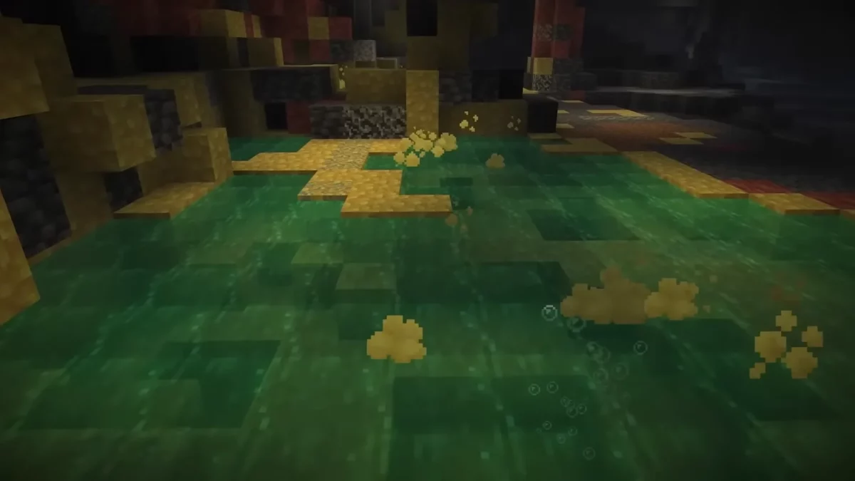bassins sulfureux biome minecraft