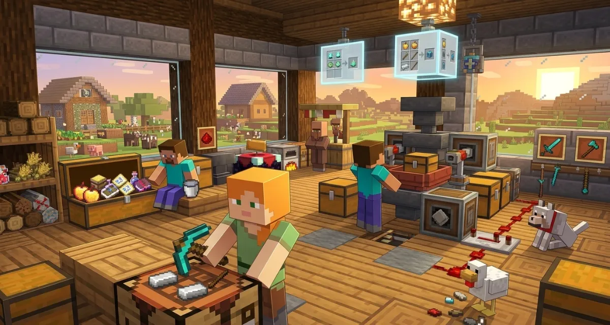 Fabrication (Crafting) dans Minecraft : guide complet du craft