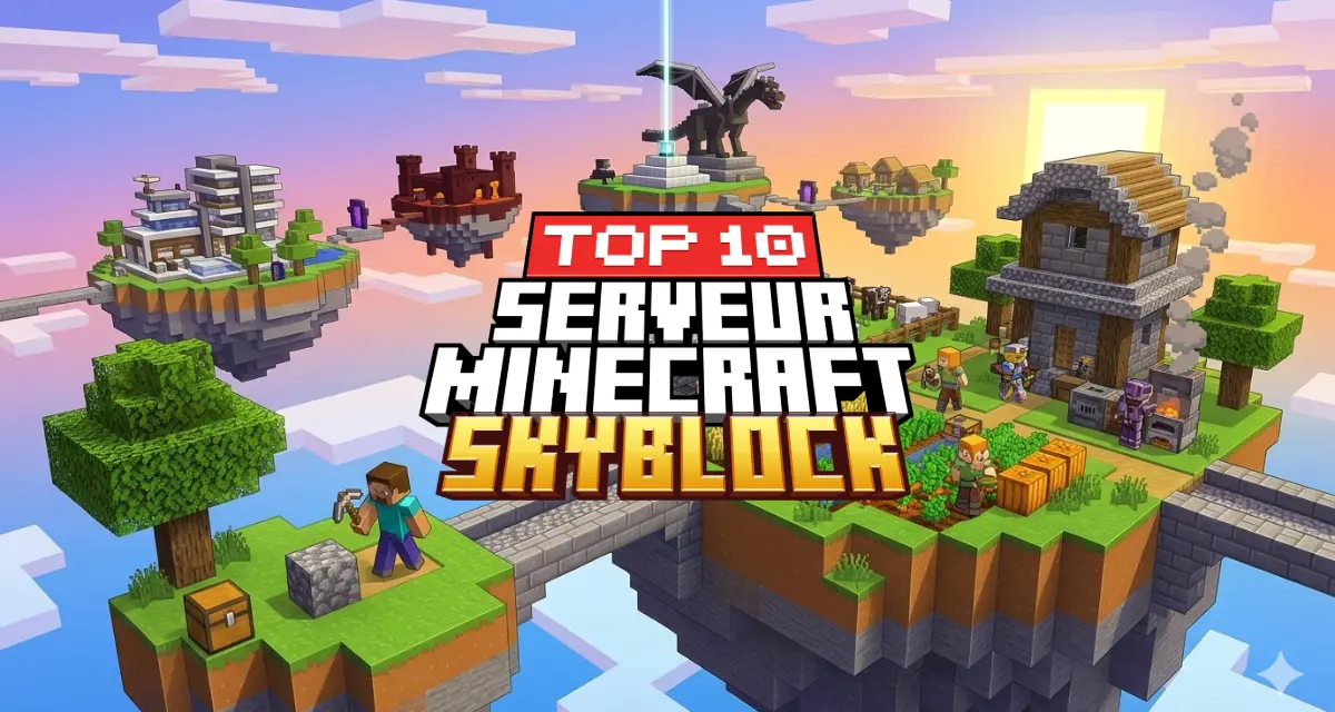 Top 10 des Meilleurs Serveurs Minecraft Skyblock 2026