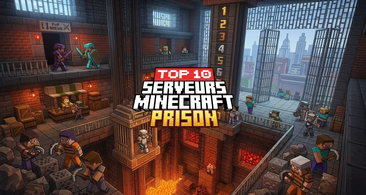 Top 10 des Meilleurs Serveurs Minecraft Prison