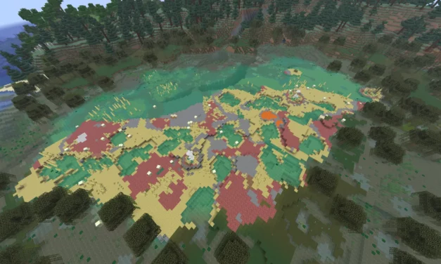Le biome des cavernes de soufre pourra apparaître à la surface dans Chaos Cubed