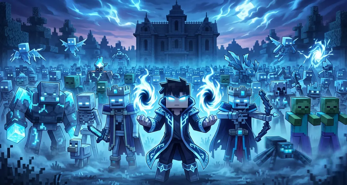Le mod Goety – The Dark Arts ajoute à Minecraft un système complet de magie noire fondé sur les âmes