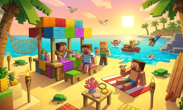 Let’s Do Beachparty est un mod qui ajoute un kit de plage complet à Minecraft