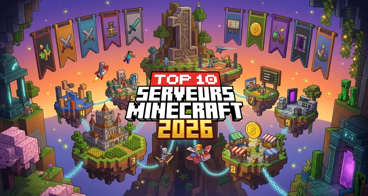 Top 10 des meilleurs serveurs Minecraft en 2026