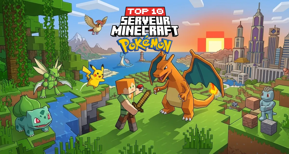 Top 10 des meilleurs serveurs Minecraft Pokémon (Pixelmon)