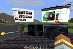 Un mod fait cohabiter un bureau Linux complet avec un monde Minecraft un-mod-fait-cohabiter-un-bureau-linux-complet-avec-un-monde-minecraft