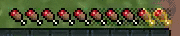 mod Minecraft AppleSkin animation de la saturation et de l'épuisement ajoutés par-dessus la barre de faim