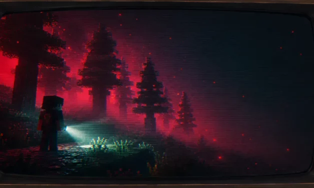 CTR VCR est un shader qui plaque sur Minecraft les défauts visuels des écrans CRT et des cassettes VHS