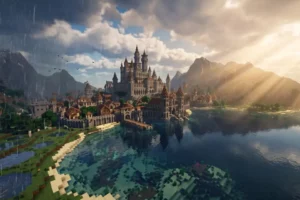 Derivative Shader est un shaders réaliste avec météo dynamique pour Minecraft derivative-shader-minecraft