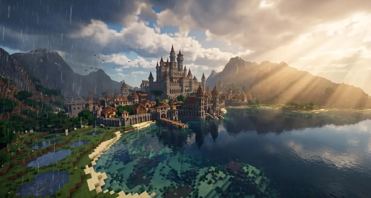 Derivative Shader est un shaders réaliste avec météo dynamique pour Minecraft
