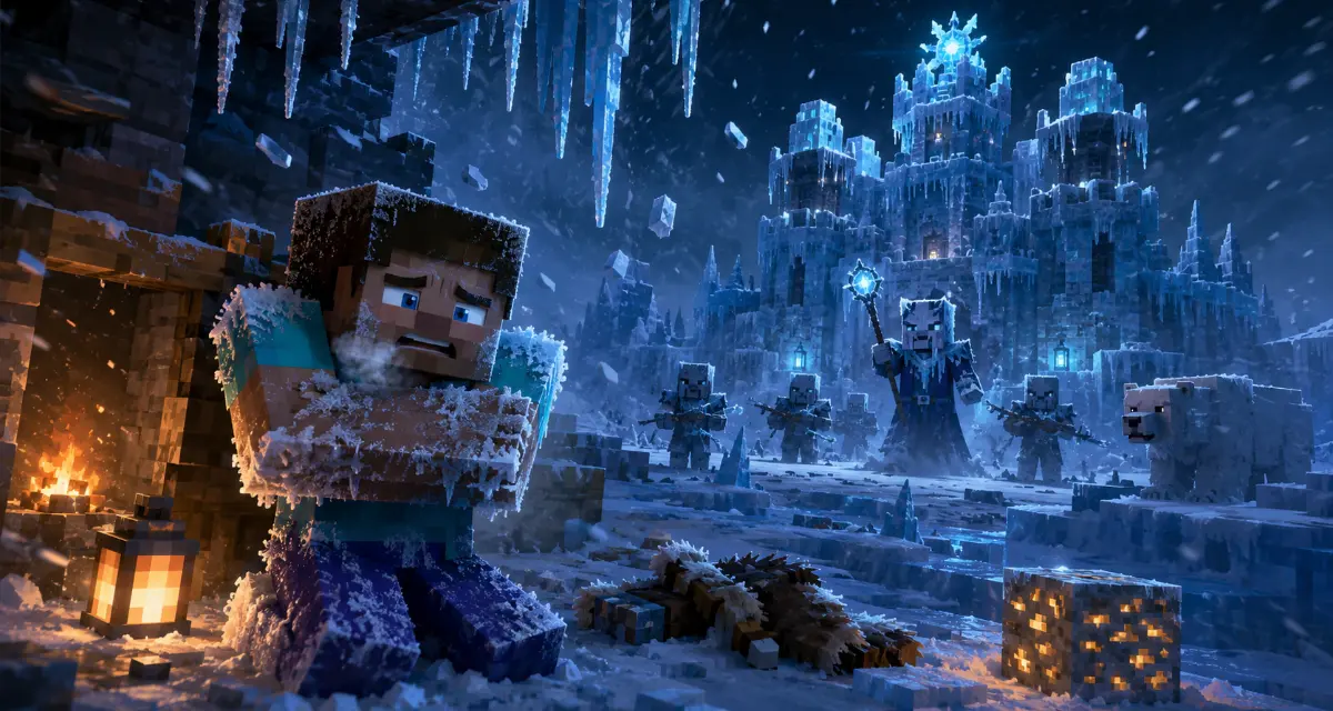 Le mod Frostiful fait du froid une menace mortelle dans Minecraft