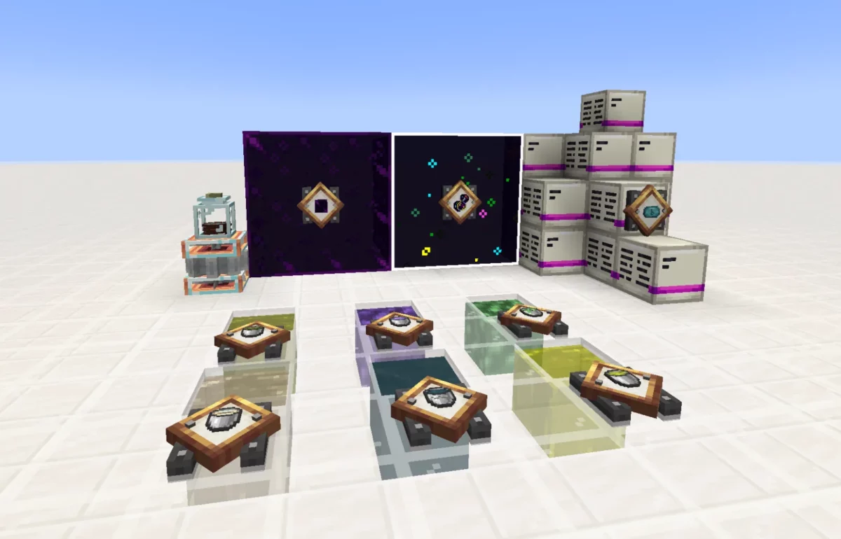 mod Minecraft Estrogen presentant ses nombreux nouveaux objets blocs et items ajoutes au jeu