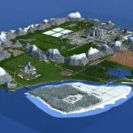 Los Perrito est une map Minecraft de 49 km² qui reconstitue un pays entier