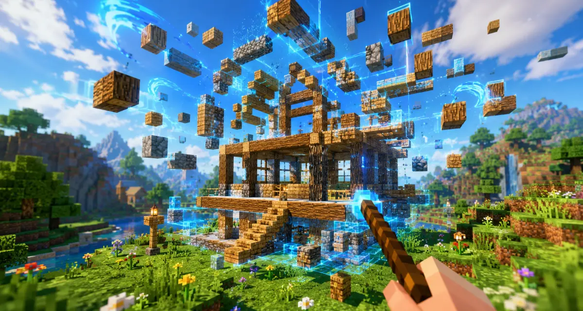Il branche Claude Fable 5 sur Minecraft et l'IA lui construit sa maison
