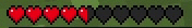 mod Minecraft AppleSkin aperçu animé de la santé potentiellement restaurée en mangeant un aliment