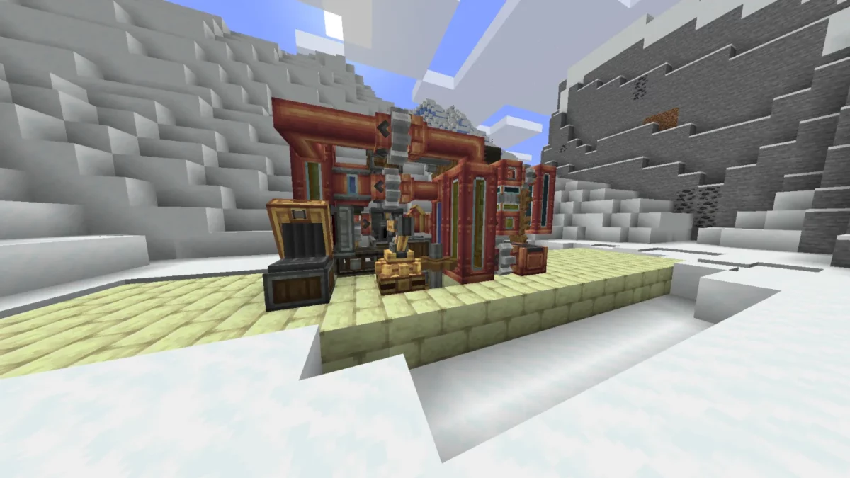 mod Minecraft Estrogen avec une seconde usine de production d'Estrogen partagee par la communaute