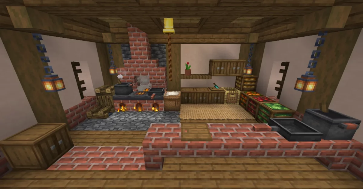 mod Minecraft Farmer's Delight ustensiles de cuisine marmite cuisinière poêle et planche à découper