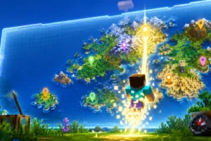 Xaero's World Map est un mod qui ajoute une carte plein écran qui se dessine toute seule dans Minecraft xaeros-world-map-mod-minecraft