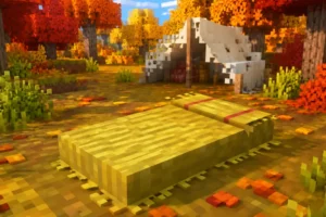 Lit de paille Minecraft - Fabrication, utilisation et point d'apparition lit de paille minecraft