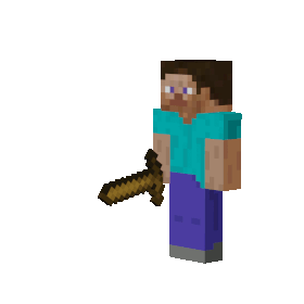 mod Minecraft Better Combat animation d'une attaque tranchante à une main avec détection de collision