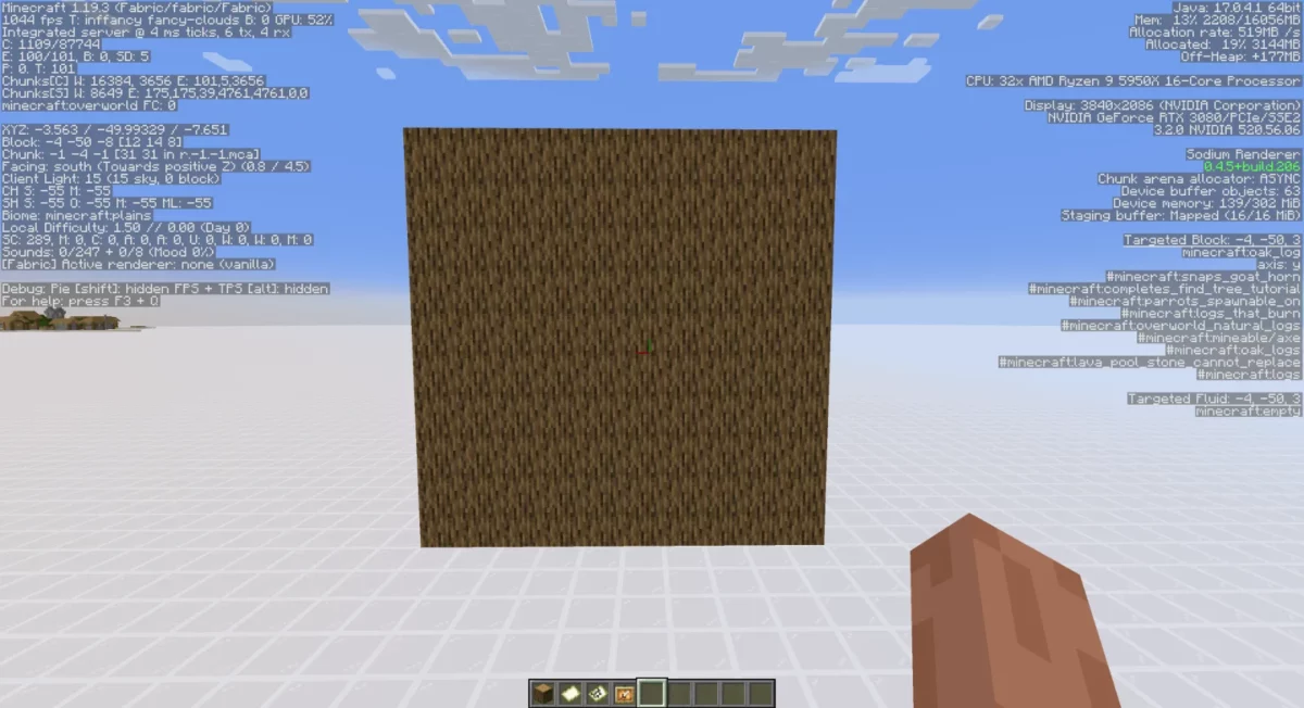 mod Minecraft More Culling cartes et panneaux cachés correctement masqués pour gagner en fluidité
