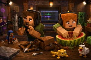 Mojang dévoile les coulisses des bruitages de Minecraft dans un short officiel coulisses-bruitages-minecraft-short-officiel