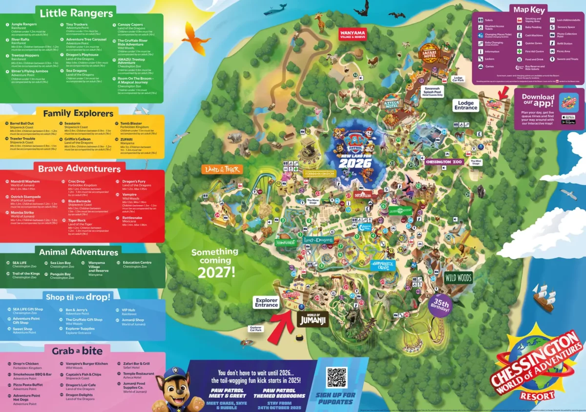 Plan masse du Projet Refresh and Renew détaillant les futurs bâtiments de la zone Minecraft World