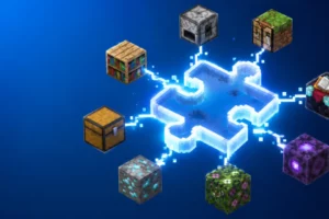 Puzzles Lib est un mod bibliothèque qui sert de socle aux mods de Fuzss dans Minecraft puzzles-lib-mod-minecraft