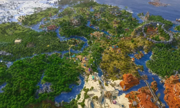 100 constructeurs japonais ont aménagé la seed parfaite de Minecraft, le monde est téléchargeable