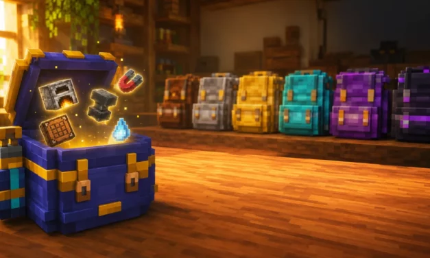 Sophisticated Backpacks est un mod qui ajoute des sacs à dos évolutifs et hautement personnalisables à Minecraft