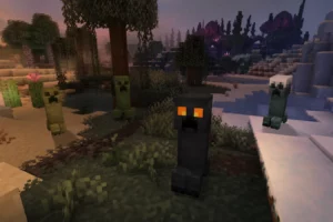 AL’s Creepers Revamped est un pack de textures qui adapte les Creepers aux biomes de Minecraft Quatre variantes de Creepers camouflées dans leurs biomes avec le pack AL’s Creepers Revamped