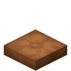 coussin minecraft marron