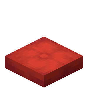 coussin minecraft rouge