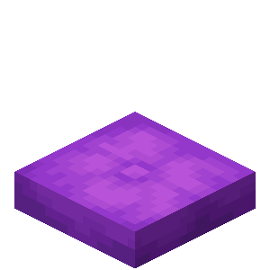 coussin minecraft violet