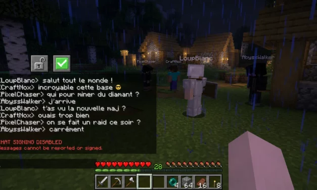 No Chat Reports est un mod qui désactive le signalement du chat dans Minecraft