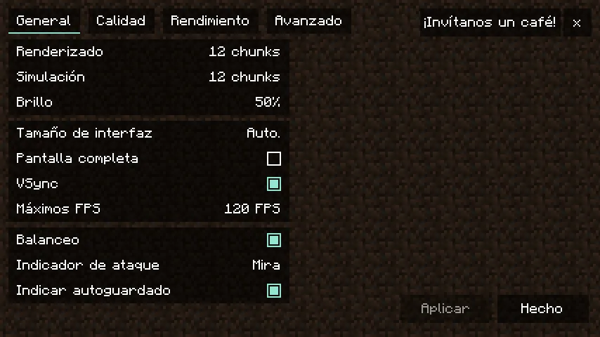 Les options graphiques de Sodium traduites en espagnol dans le menu de Minecraft Java