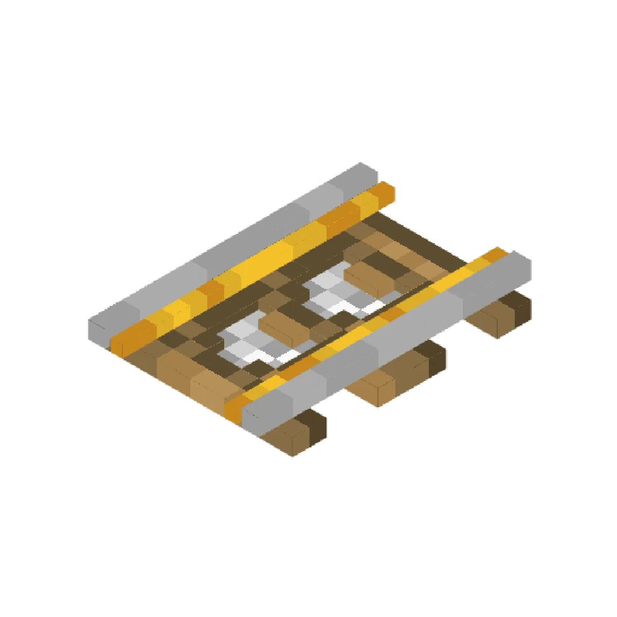 Controller Rail du mod Create compatible avec RAY’s 3D Rails dans Minecraft