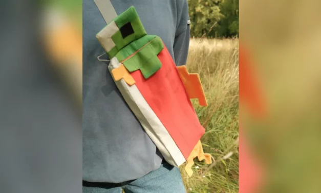 Un sac saumon de Minecraft fabriqué à la main pendant 15 heures séduit Reddit