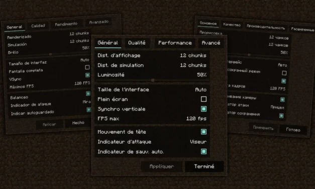 Translations for Sodium traduit les menus du mod d’optimisation dans Minecraft