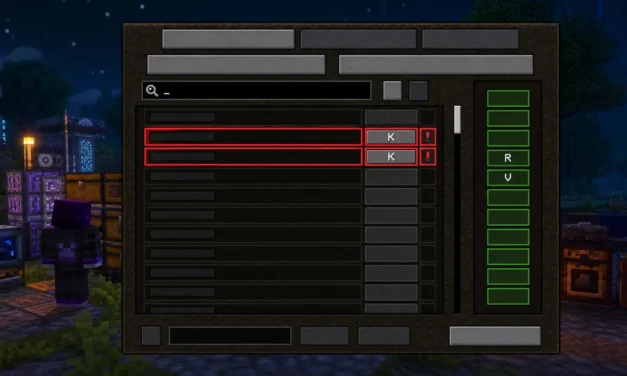 Controlling est un mod qui simplifie la recherche et les conflits de touches dans Minecraft
