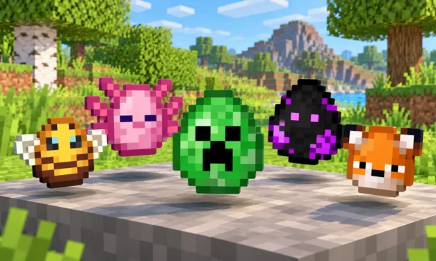 Eggs N Eyes est un pack qui ajoute des yeux aux œufs d’apparition dans Minecraft