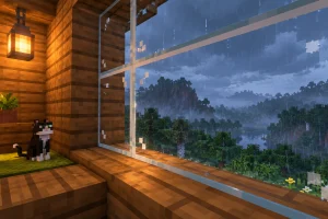 Gentler Weather Sounds est un pack sonore qui adoucit la pluie et le tonnerre dans Minecraft gentler-weather-sounds-pack-minecraft-image-a-la-une