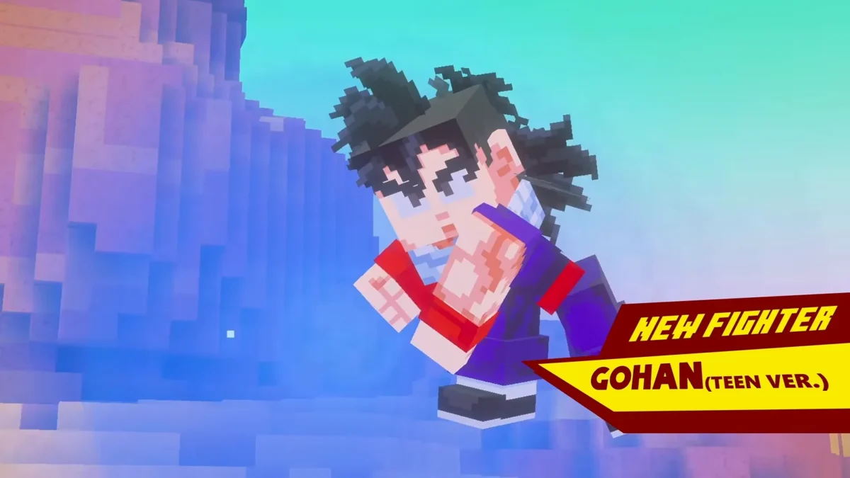 Gohan adolescent se prépare au combat dans la bande-annonce de la mise à jour Dragon Ball Z pour Minecraft